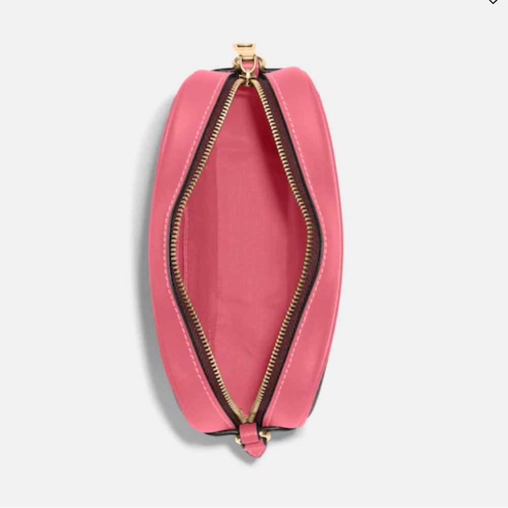 Coach Jamie Wristlet In Signature Canvas With Varsity Motif
IM/Brown/Watermelon - Picture 3 of 16